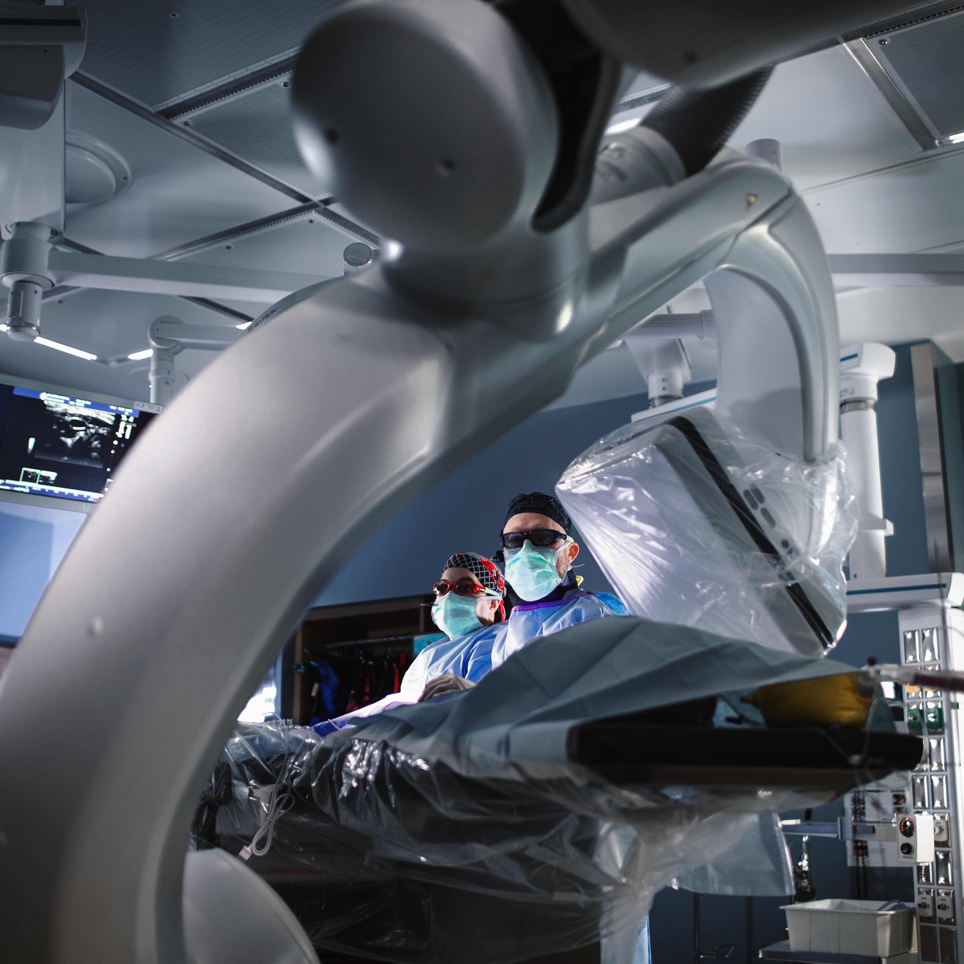 Children's Nebraska providers performing surgery with cutting edge technology.